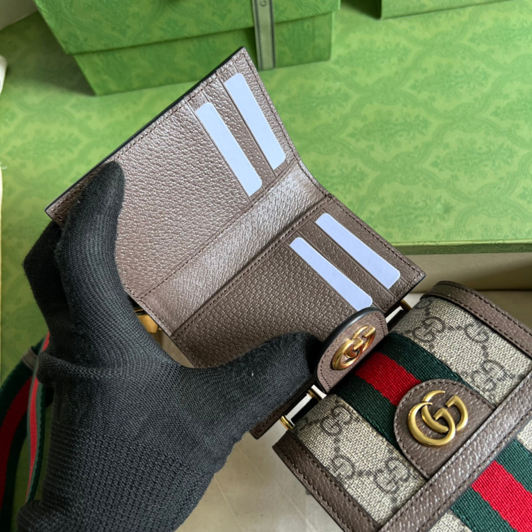Minibolso Ophidia y cartera desmontable GUCCI - Imagen 4