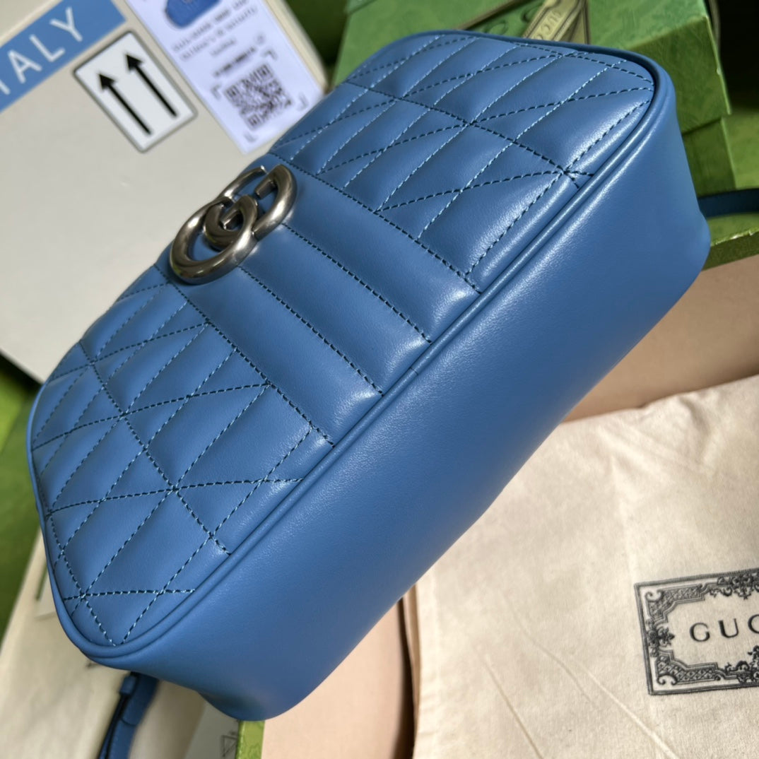 Bolso de hombro GG Marmont de piel matelassé GUCCI - Imagen 4