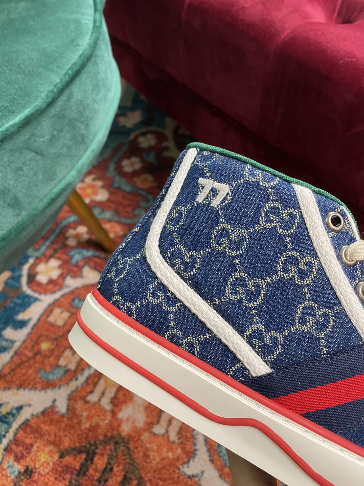 Zapatilla alta Gucci Tennis 1977 GUCCI - Imagen 4