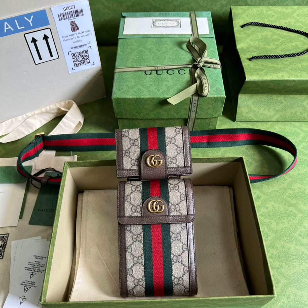 Minibolso Ophidia y cartera desmontable GUCCI - Imagen 3