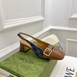 Zapato de Salón de lona GG Gucci