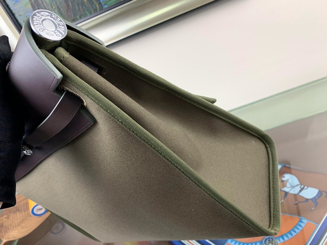 BOLSO HERBAG DE LONA - HERMES - Imagen 6