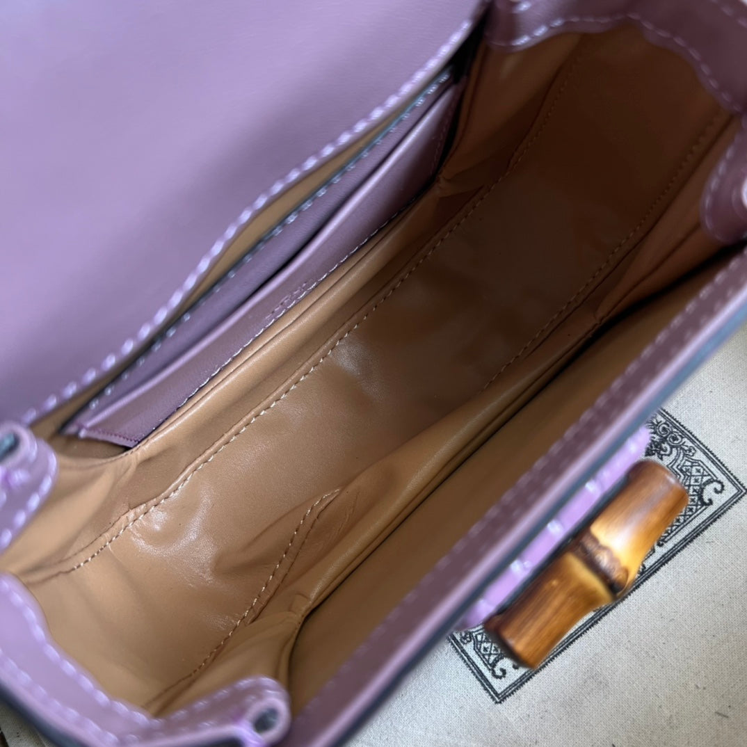 Gucci Bamboo 1947 minibolso de asa superior - Imagen 9