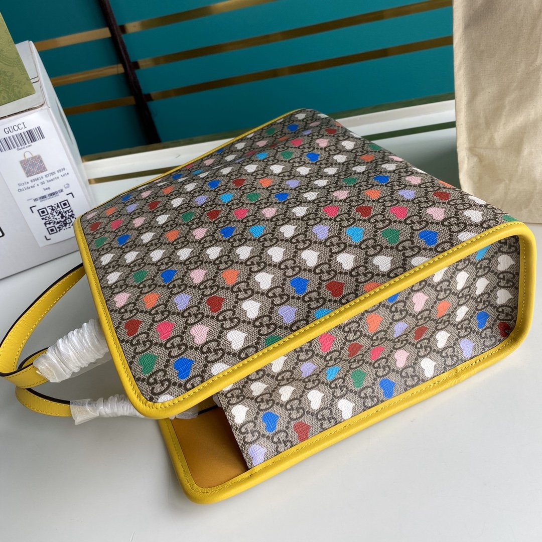 Bolso tote infantil con estrellas y GG GUCCI - Imagen 5