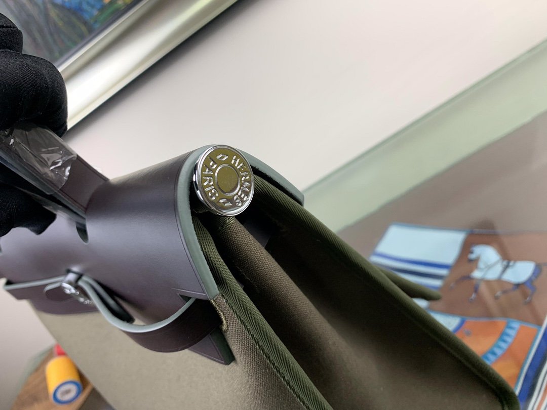 BOLSO HERBAG DE LONA - HERMES - Imagen 8