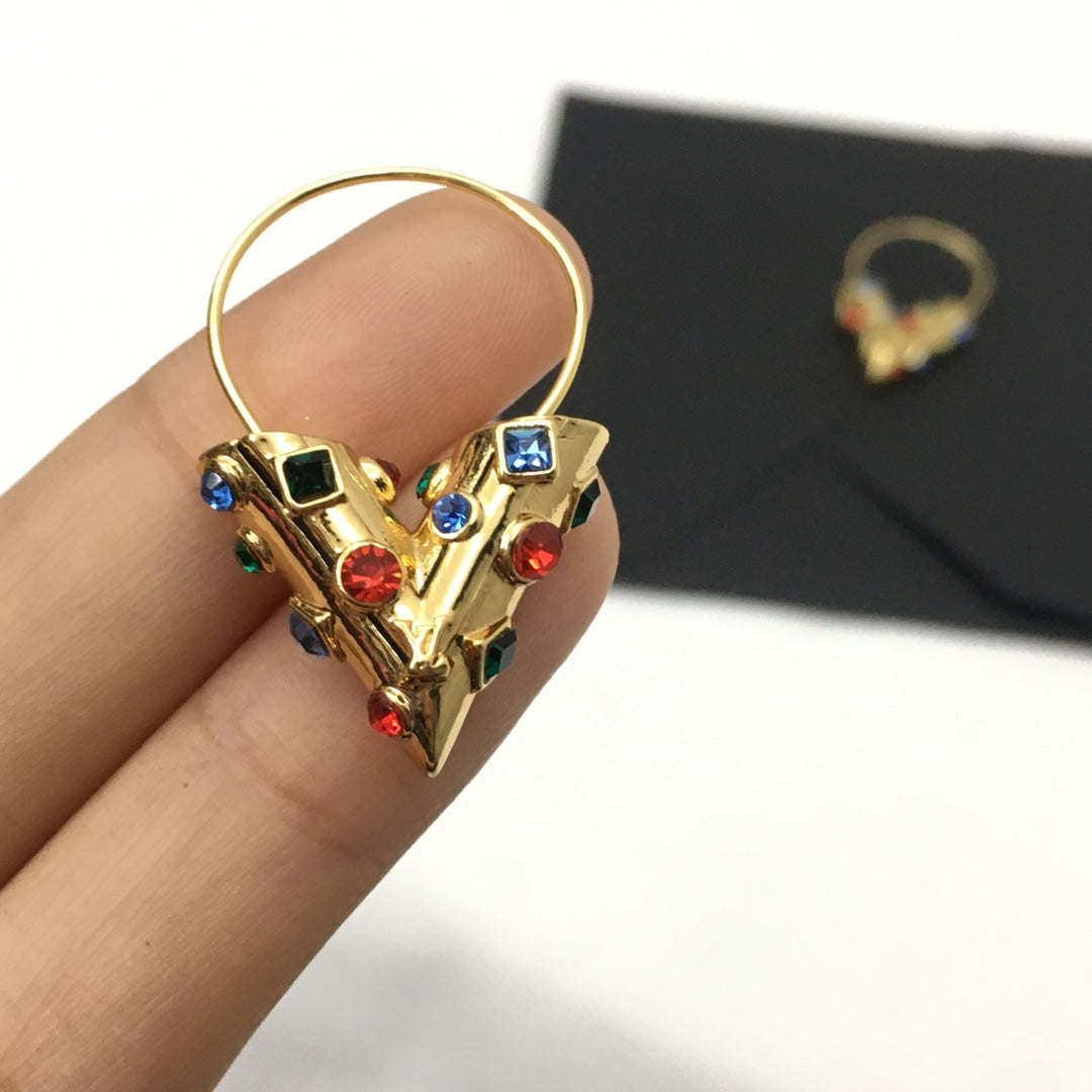 Pendientes de aro Essential V Louis Vuitton - Imagen 5