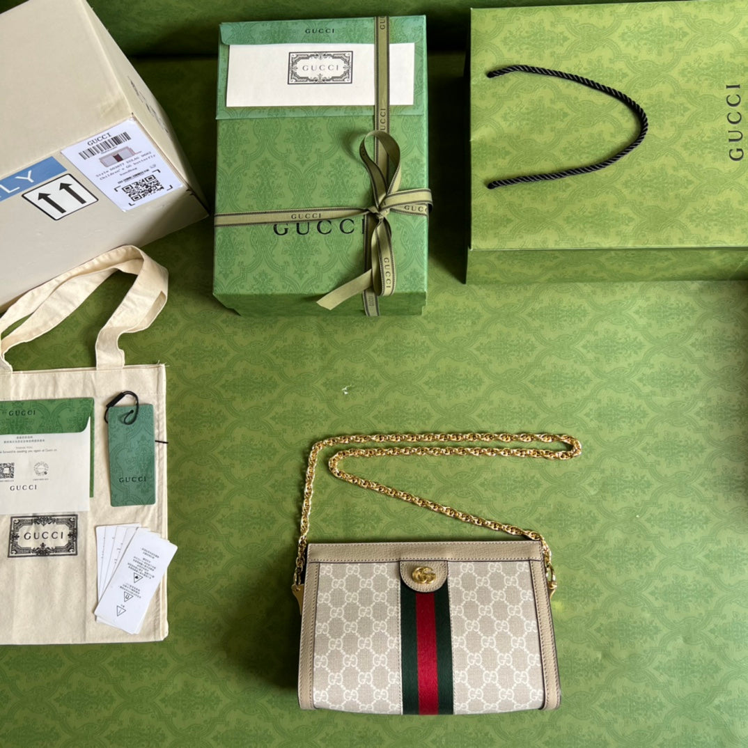 Bolso de hombro Ophidia con GG pequeño GUCCI