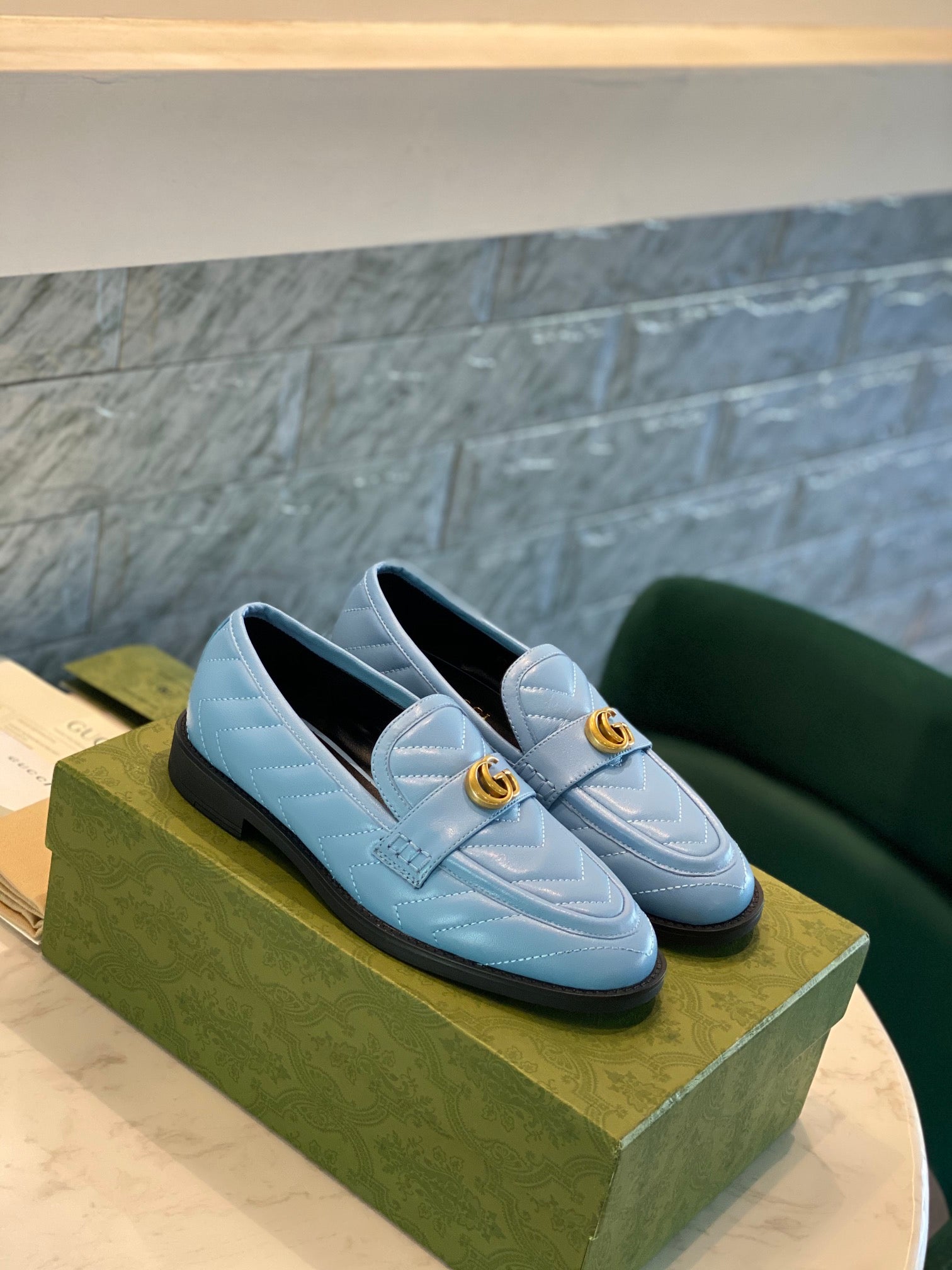Mocasín con Doble G Gucci