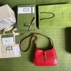 Bolso de hombro Jackie 1961 pequeño cocodrilo GUCCI
