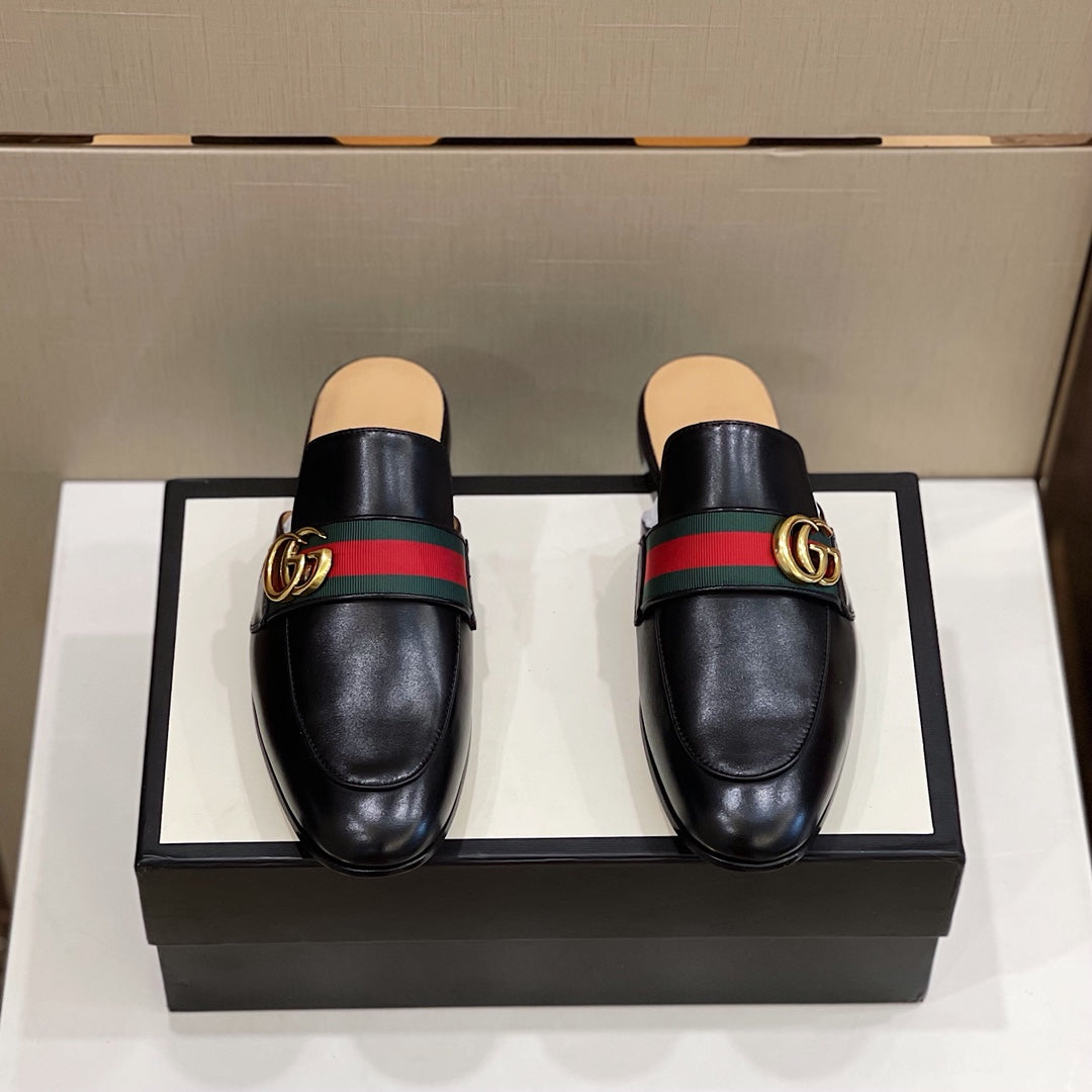 Slipper Princetown con doble GG GUCCI - Imagen 4