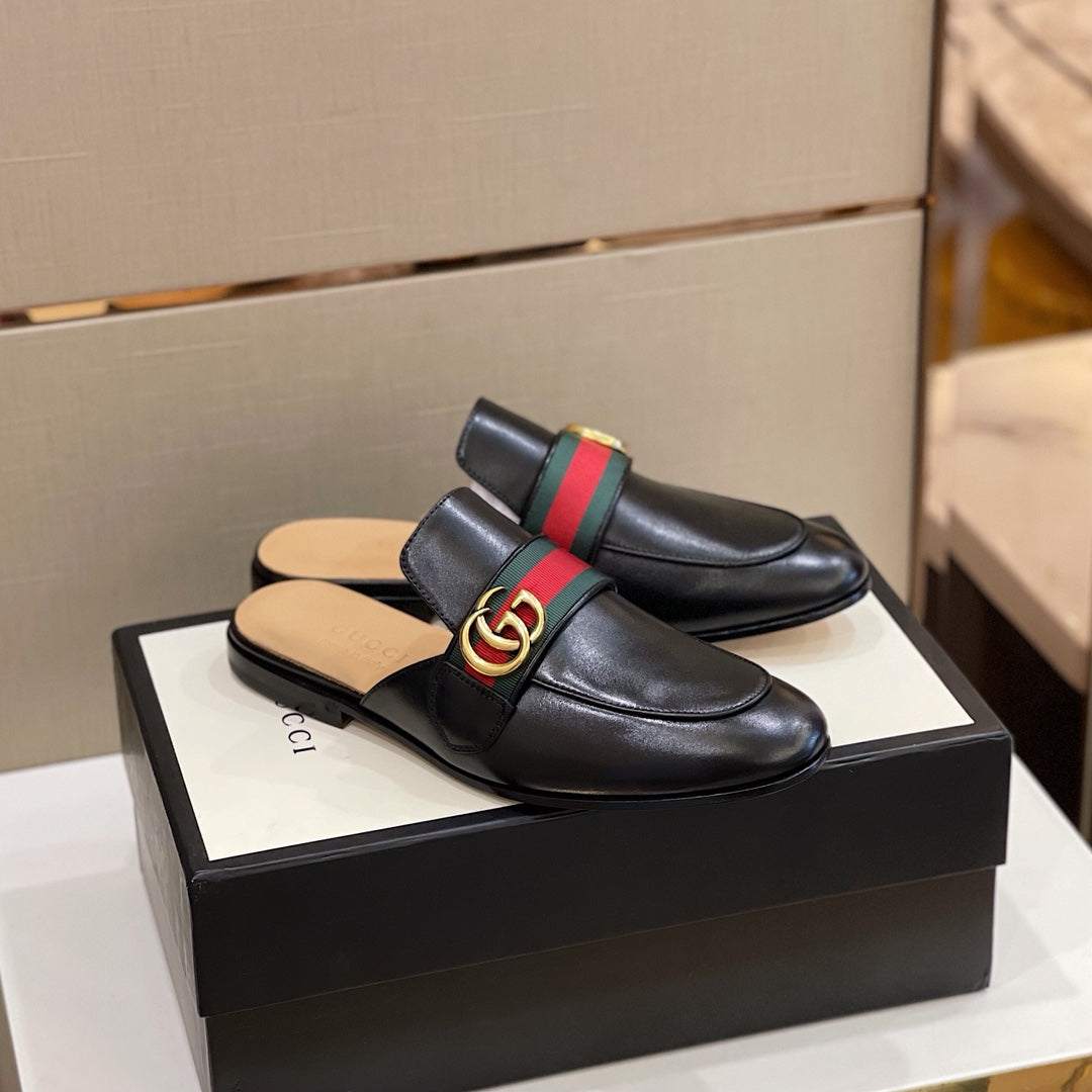 Slipper Princetown con doble GG GUCCI