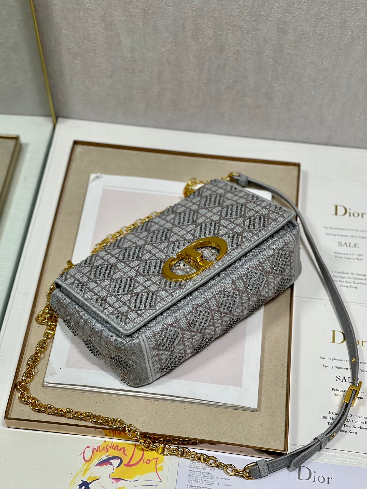 Bolso pequeño Dior Caro - Imagen 4