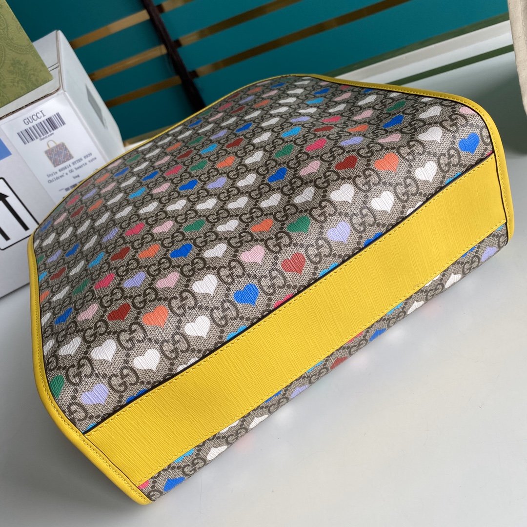 Bolso tote infantil con estrellas y GG GUCCI - Imagen 6