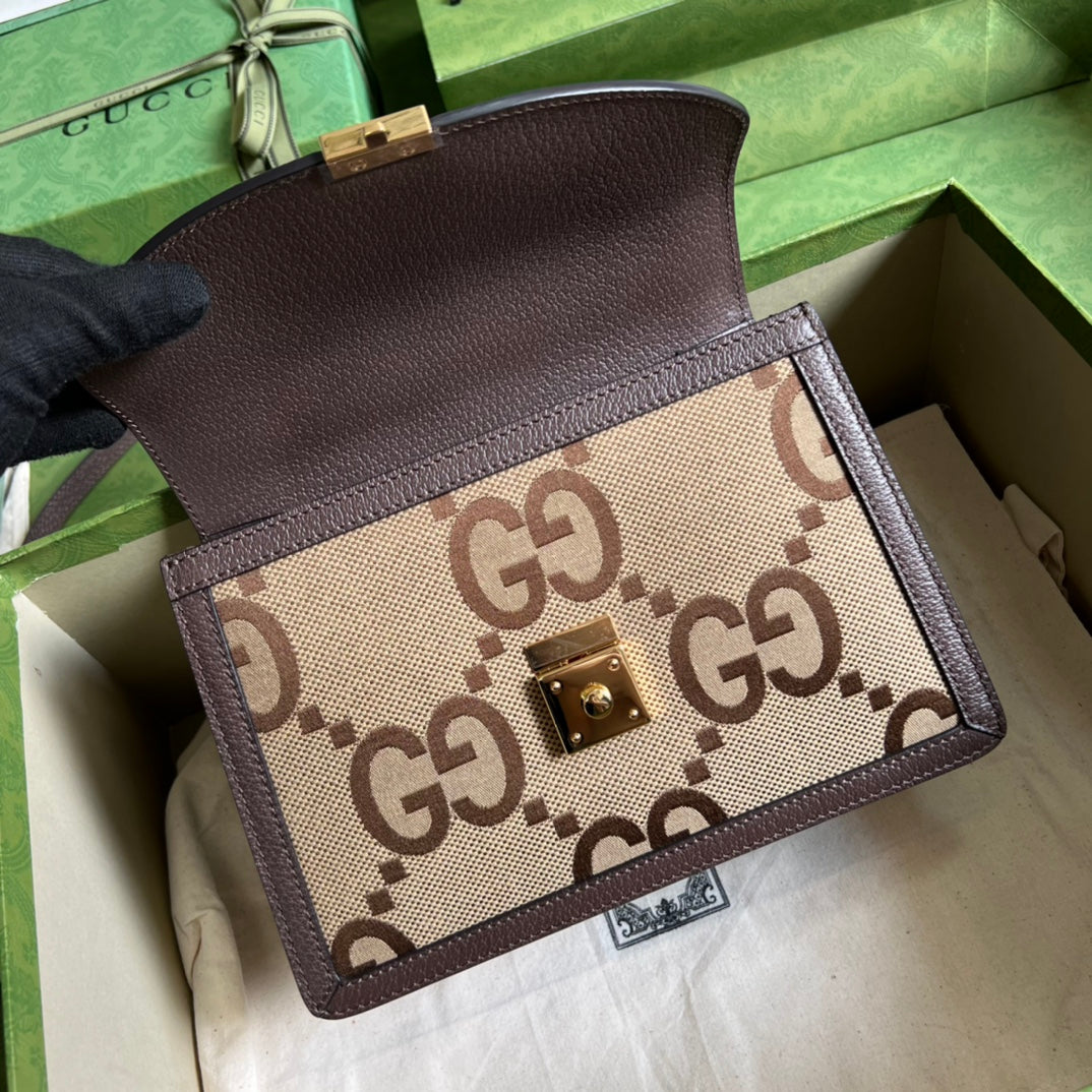 Bolso Ophidia con asa superior y tribanda Web Gucci - Imagen 7