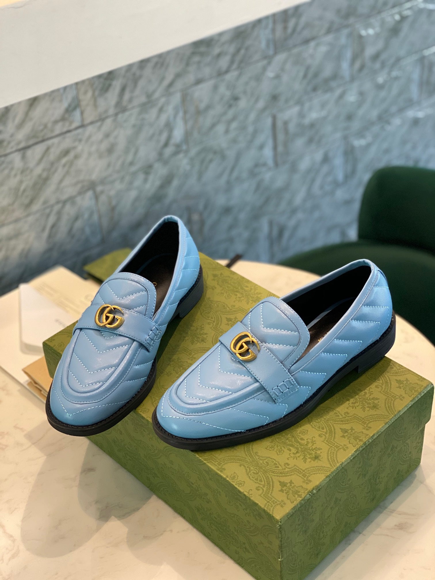Mocasín con Doble G Gucci - Imagen 5