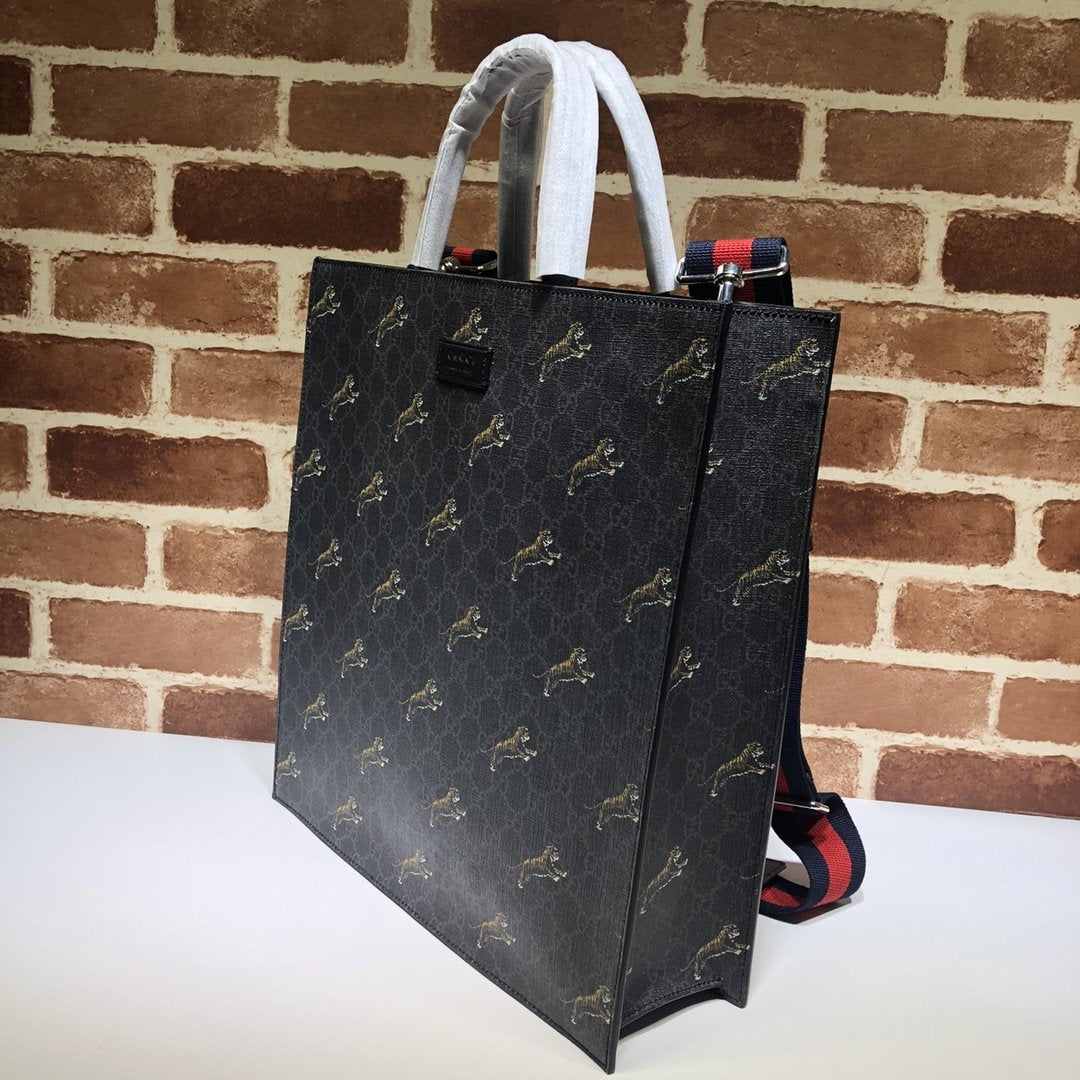 GG Supreme Tote Negro GUCCI - KJ PLUS