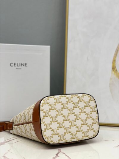 Bolso Cubo Pequeño de Lona Celine - Imagen 6