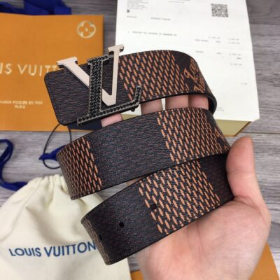 CINTURÓN REVERSIBLE LV FANCY DE 4 CM LOUIS VUITTON