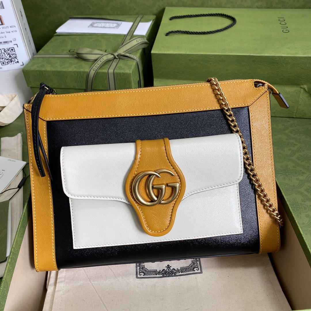 Pequeña bolsa de mensajero con Double G GUCCI