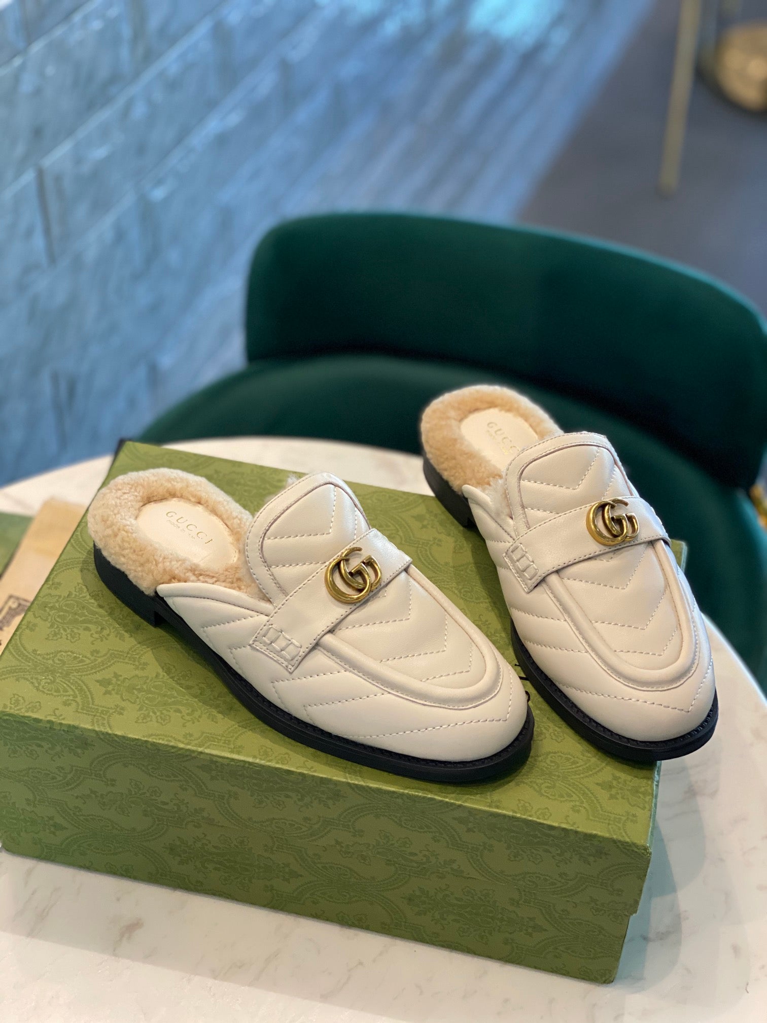 Mocasín con Doble G Gucci