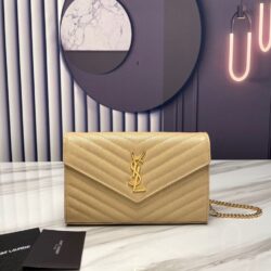 Cartera con cadena envelope YSL