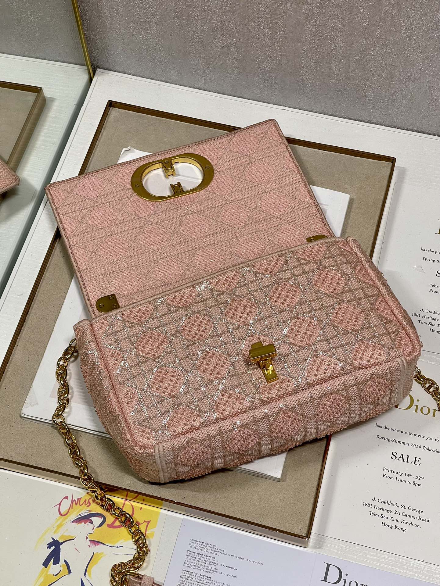 Bolso pequeño Dior Caro - Imagen 2
