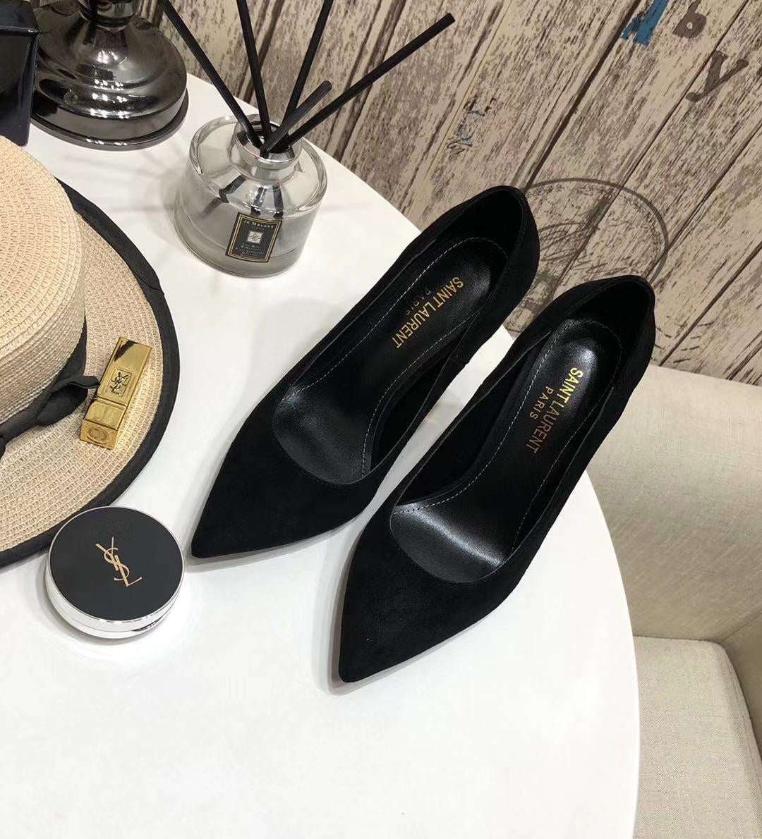 Zapatos de Salón Opyum Ante YSL - Imagen 3
