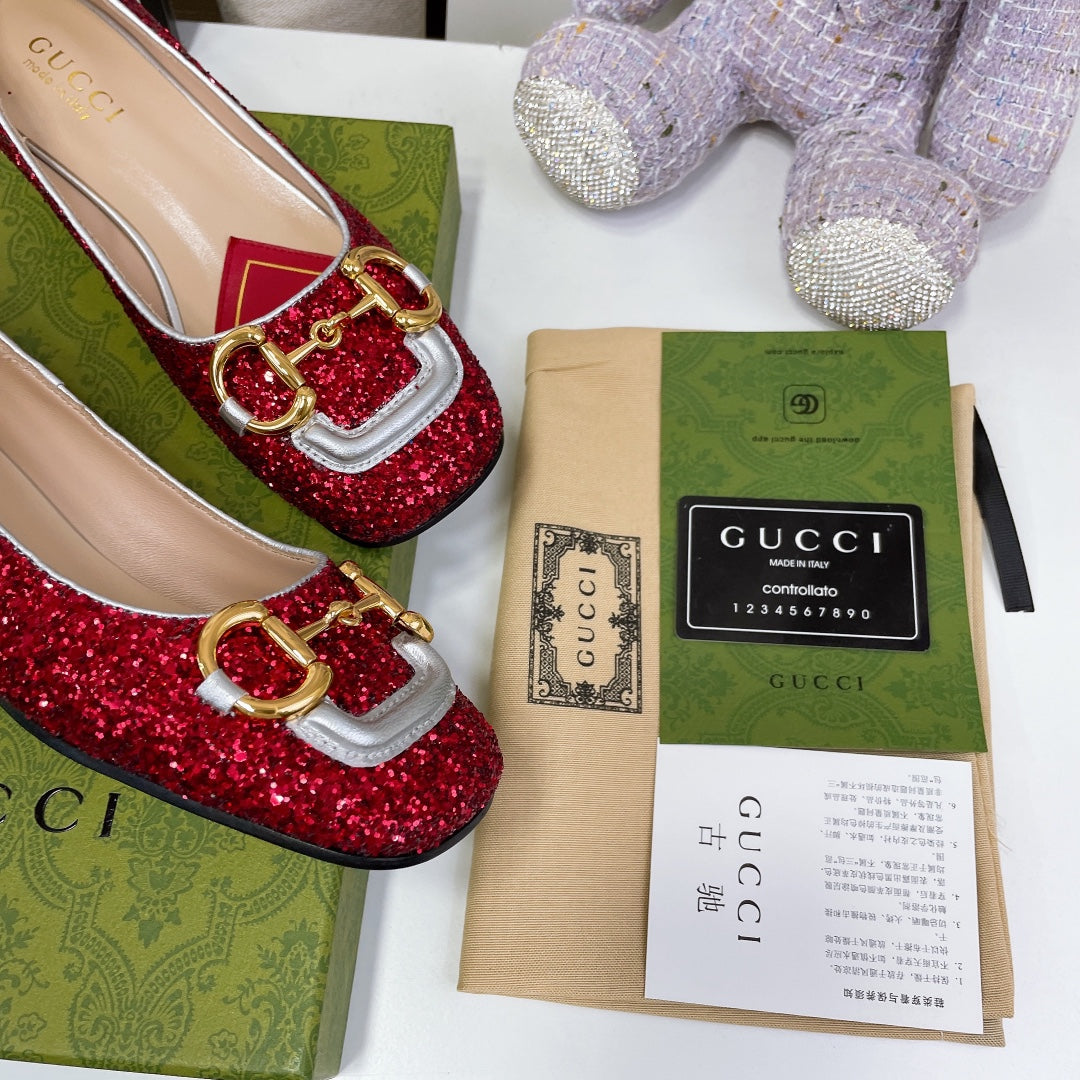 Bailarina Plana con Horsebit Gucci - Imagen 6