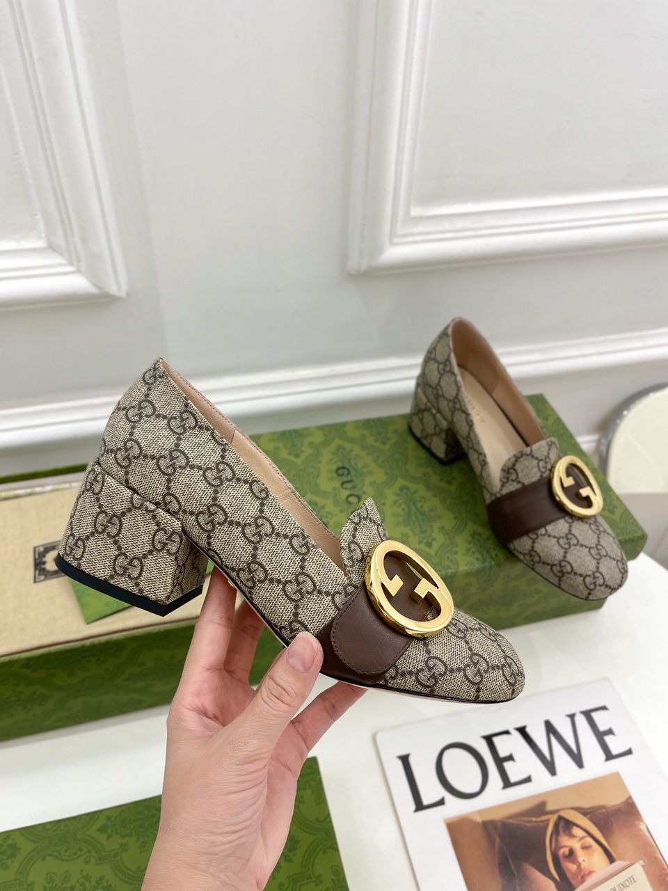 Zapato de salón Gucci Blondie - Imagen 6