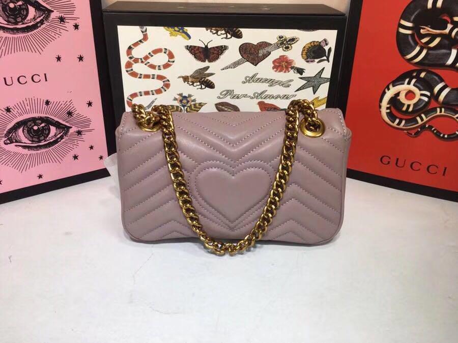 Minibolso GG Marmont de matelassé GUCCI - Imagen 3