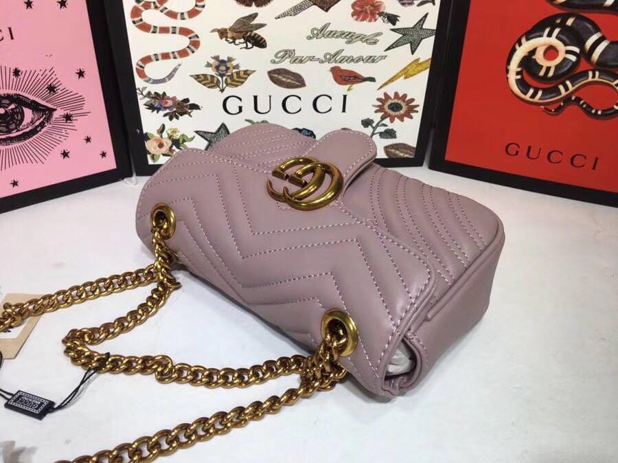 Minibolso GG Marmont de matelassé GUCCI - Imagen 2