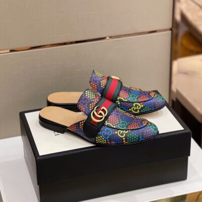 Slipper Princetown con doble GG GUCCI