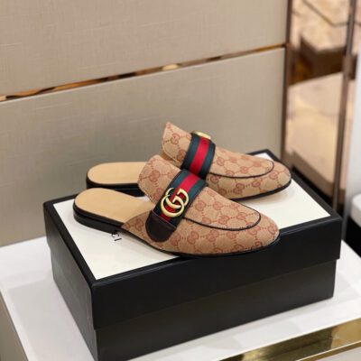 Slipper Princetown con doble GG GUCCI