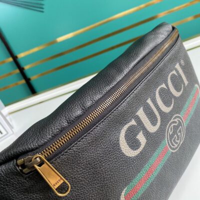 Riñonera de Piel con Estampado Gucci - KJ PLUS