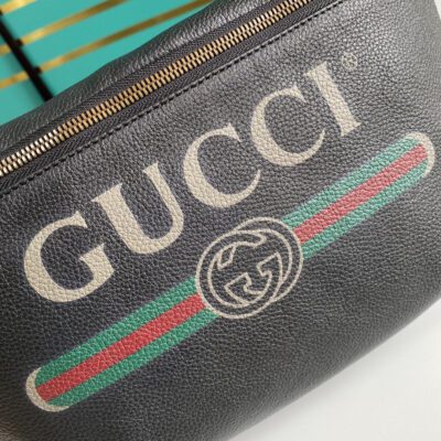 Riñonera de Piel con Estampado Gucci - KJ PLUS