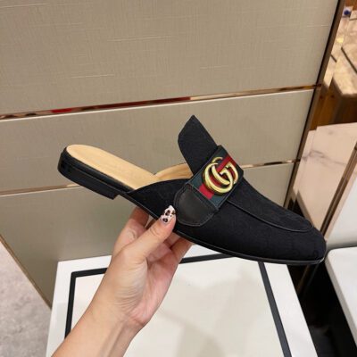 Slipper Princetown con doble GG GUCCI - Imagen 8