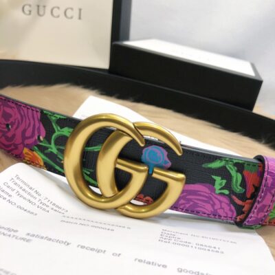 Cinturón ancho GG Marmont Ken Scott x GUCCI - Imagen 7