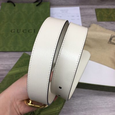 Cinturón con hebilla de G Gucci - Imagen 6