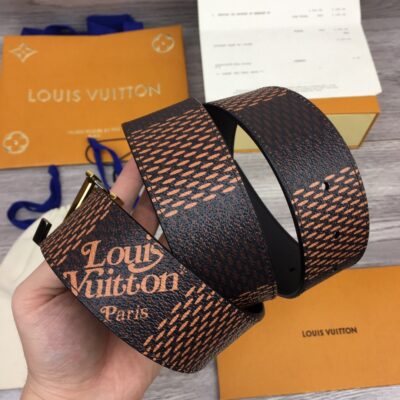 CINTURÓN REVERSIBLE LV FANCY DE 4 CM LOUIS VUITTON - Imagen 6