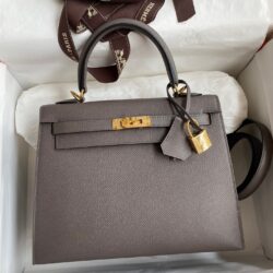 Bolso Kelly 25 Hermes (Hecho a mano)