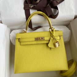 Bolso Kelly 25 Hermes (Hecho a mano)