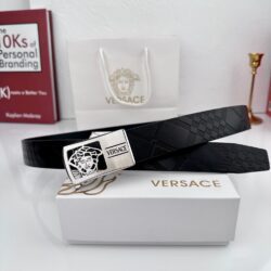 Cinturón de piel Medusa VERSACE