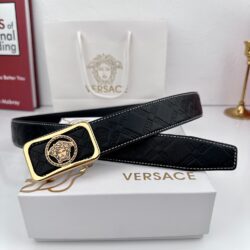 Cinturón de piel Medusa VERSACE