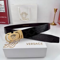 Cinturón de piel Medusa VERSACE