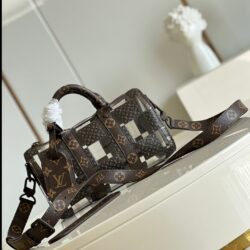 Bolsa de viaje Keepall 25 con bandolera Louis Vuitton