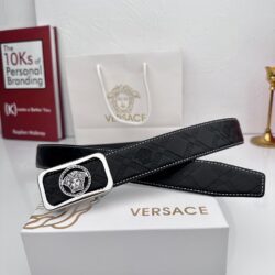 Cinturón de piel Medusa VERSACE