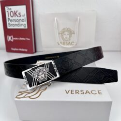 Cinturón de piel Medusa VERSACE