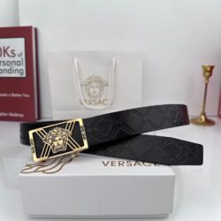 Cinturón de piel Medusa VERSACE