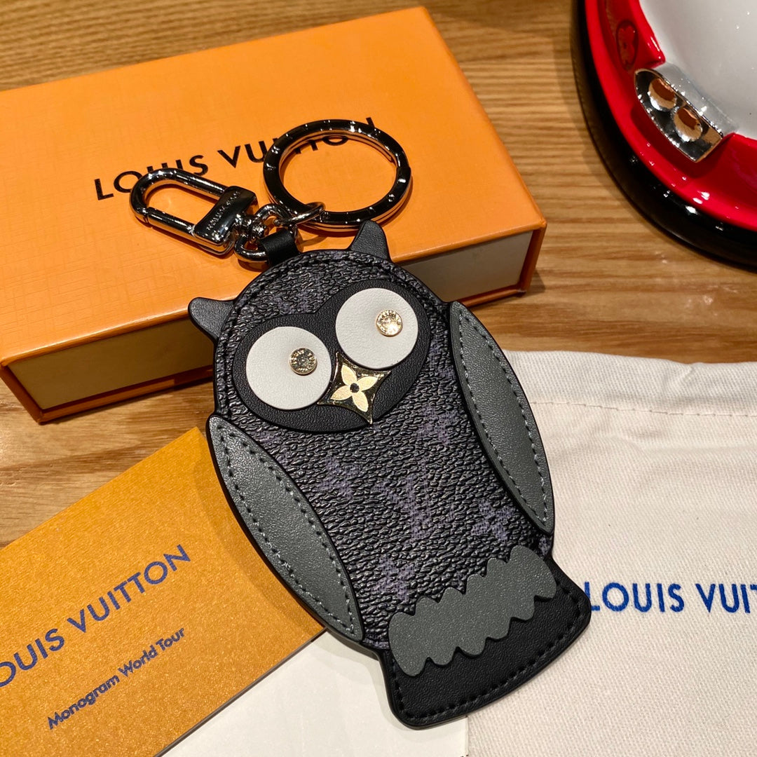Colgante y llavero Owl Louis Vuitton - Imagen 2