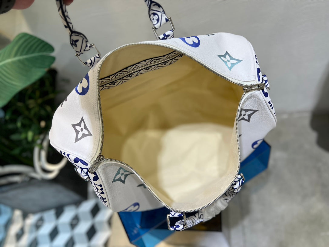 Bolso Keepall 50 con bandolera LOUIS VUITTON - Imagen 2